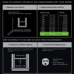 LG 23,500 BTU Dual Inverter Wi-Fi Enabled Window Air Conditioner 26 LG 23,500 BTU Dual Inverter Wi-Fi Enabled Window Air Conditioner -FRIGIDAIRE Sales Shop lg LW24221VSM graphic 5