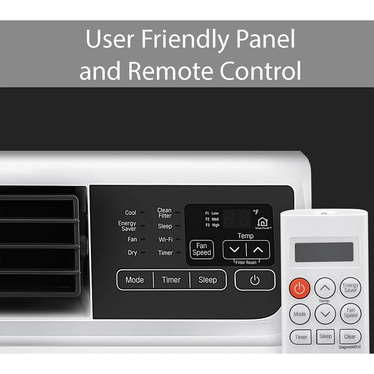 LG 23,500 BTU Dual Inverter Wi-Fi Enabled Window Air Conditioner 16 LG 23,500 BTU Dual Inverter Wi-Fi Enabled Window Air Conditioner - Image 14