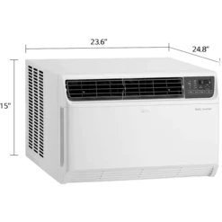 LG 12,000 BTU Dual Inverter Smart Wi-Fi Window Air Conditioner -FRIGIDAIRE Sales Shop lg lw1221vsm 12000 btu dual inverter smart wifi window air conditioner dimensions