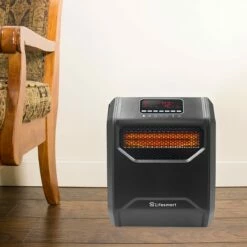 Lifesmart Infrared 6-Element Electric Space Heater -FRIGIDAIRE Sales Shop lifesmart ht 1013 6 element infrared heater lifestyle 1