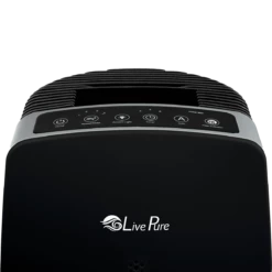 LivePure Combination HEPA Air Purifier & Evaporative Humidifier -FRIGIDAIRE Sales Shop livepure hepa air purifier evaporative humidifier black top