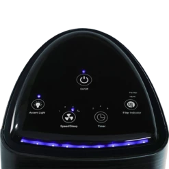 LivePure Sierra Digital True HEPA Tall Tower Air Purifier -FRIGIDAIRE Sales Shop livepure sierra digital tall air purifier black controls