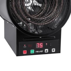 NewAir 2-in-1 Freestanding Or Ceiling/Wall Mounted Electric Garage Heater -FRIGIDAIRE Sales Shop newair 2 in 1 freestanding ceiling wall mount electric garage heater controls