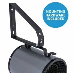 NewAir 2-in-1 Freestanding Or Ceiling/Wall Mounted Electric Garage Heater -FRIGIDAIRE Sales Shop newair 2 in 1 freestanding ceiling wall mount electric garage heater mounting hardware graphic