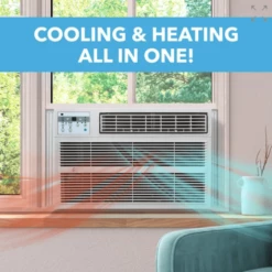 Perfect Aire 8,000 BTU Window Air Conditioner W/ Electric Heat 7 Perfect Aire 8,000 BTU Window Air Conditioner W/ Electric Heat -FRIGIDAIRE Sales Shop perfect aire 3pach window air conditioner with heat lifestyle 2