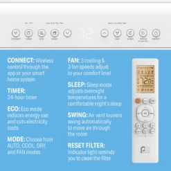 Perfect Aire 10,000 BTU U-Shaped Window Air Conditioner -FRIGIDAIRE Sales Shop perfect aire u shaped window ac graphic
