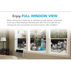 Soleus Air Wi-Fi Enabled 10,000 BTU Saddle Window Air Conditioner W/ Heat -FRIGIDAIRE Sales Shop soleus air ws410ehw301 wifi enabled 10000 btu saddle window air conditioner heat full window