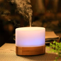 SPT Ultrasonic Aroma Diffuser/Humidifier With Bamboo Base