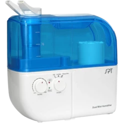 SPT Ultrasonic Dual Mist Humidifier W/ Ion Exchange Filter
