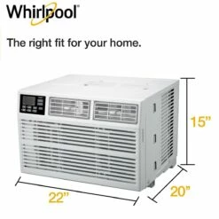 Whirlpool Energy Star 12,000 BTU Window Air Conditioner -FRIGIDAIRE Sales Shop whirlpool whaw121cw energy star 12000 btu window air conditioner dimensions