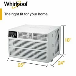 Whirlpool Energy Star 15,000 BTU 115V Window Air Conditioner -FRIGIDAIRE Sales Shop whirlpool whaw151cw energy star 15000 btu window air conditioner dimensions