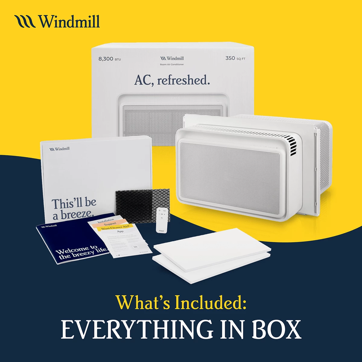 Windmill 115V Wi-Fi Enabled Window Air Conditioner W/ WhisperTech Inverter 8 Windmill 115V Wi-Fi Enabled Window Air Conditioner W/ WhisperTech Inverter - Image 6