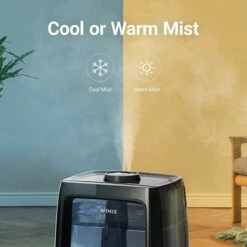 Winix 2 Gallon Ultrasonic Humidifier W/ LightCel UV + LED Technology -FRIGIDAIRE Sales Shop winix l200 2 gallon ultrasonic humidifier with light cell uv led cool warm mist