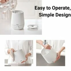 Winix 0.6 Gallon Ultrasonic Humidifier W/ Night Light -FRIGIDAIRE Sales Shop winix ultrasonic humidifier with night light white features collage